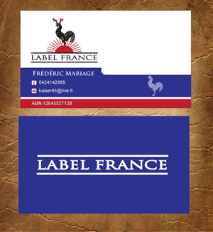 Business Card Design by Sandy1155 for label france | Design: #3444875