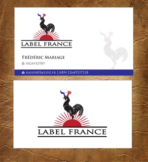 Business Card Design by Sandy1155 for label france | Design: #3444879