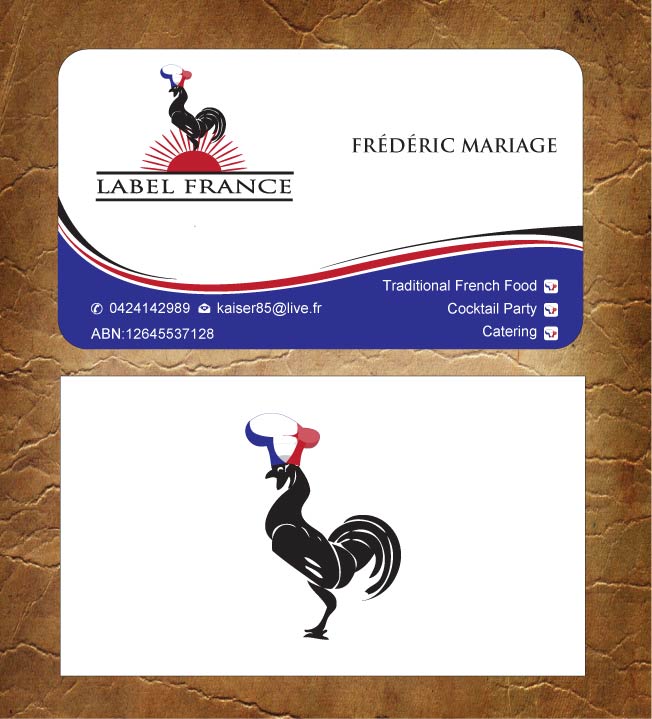 Diseño de Tarjeta de Presentación por Sandy1155 para label france | Diseño #3474965