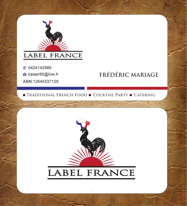 Business Card Design by Sandy1155 for label france | Design #3474969