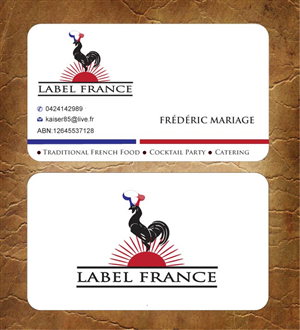 Business Card Design by Sandy1155 for label france | Design: #3474969