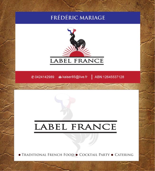 Business Card Design by Sandy1155 for label france | Design #3474972