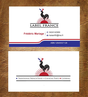 Business Card Design by Sandy1155 for label france | Design: #3474979
