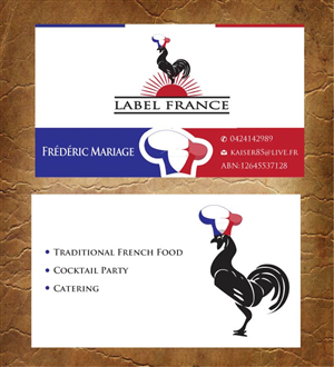 Business Card Design by Sandy1155 for label france | Design: #3474985
