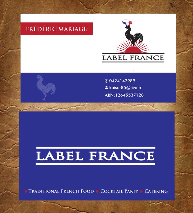 Diseño de Tarjeta de Presentación por Sandy1155 para label france | Diseño #3474987