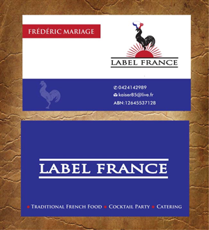 Business Card Design by Sandy1155 for label france | Design: #3474987