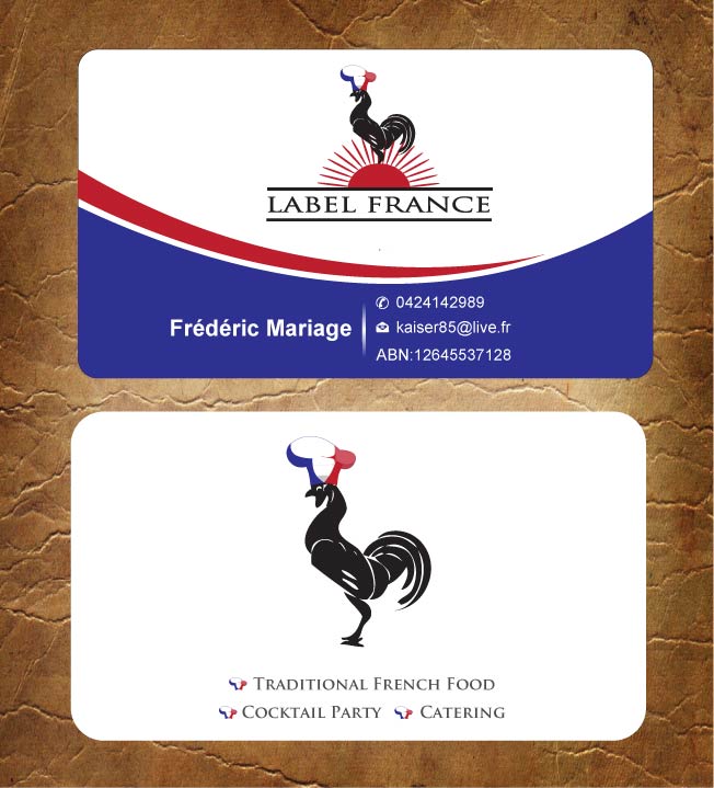 Diseño de Tarjeta de Presentación por Sandy1155 para label france | Diseño #3474989