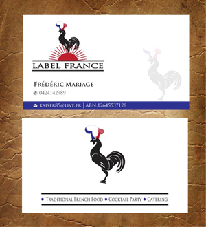 Business Card Design by Sandy1155 for label france | Design: #3474993