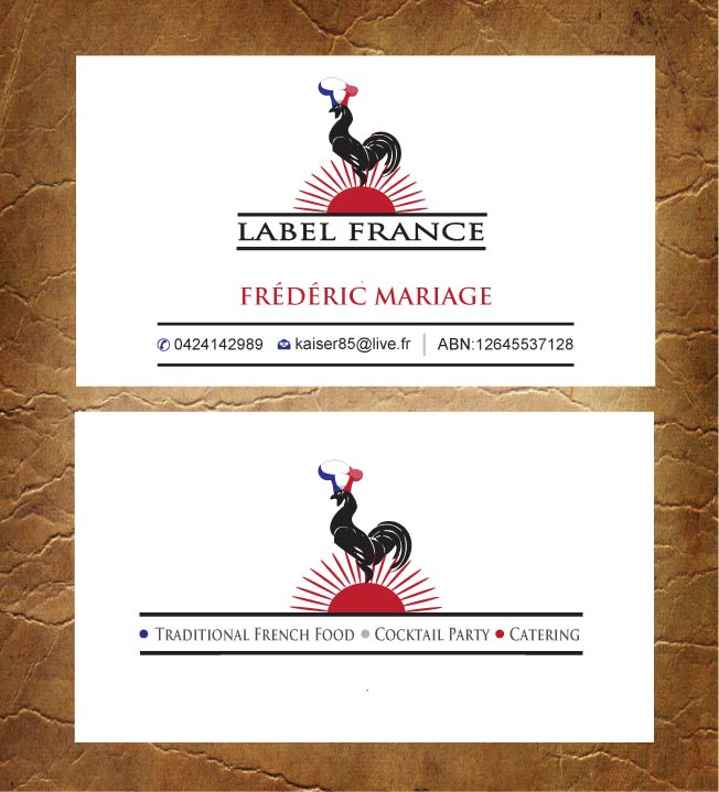 Diseño de Tarjeta de Presentación por Sandy1155 para label france | Diseño #3474996