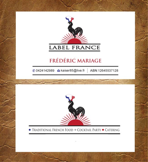 Business Card Design by Sandy1155 for label france | Design: #3474996