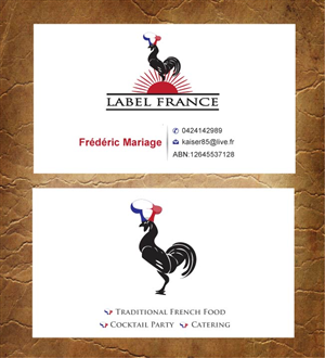 Business Card Design by Sandy1155 for label france | Design: #3474999