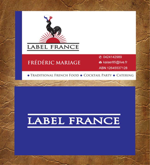 Business Card Design by Sandy1155 for label france | Design: #3475001