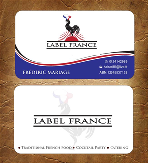 Design de Carte de Visite par Sandy1155 pour label france | Design : #3475006