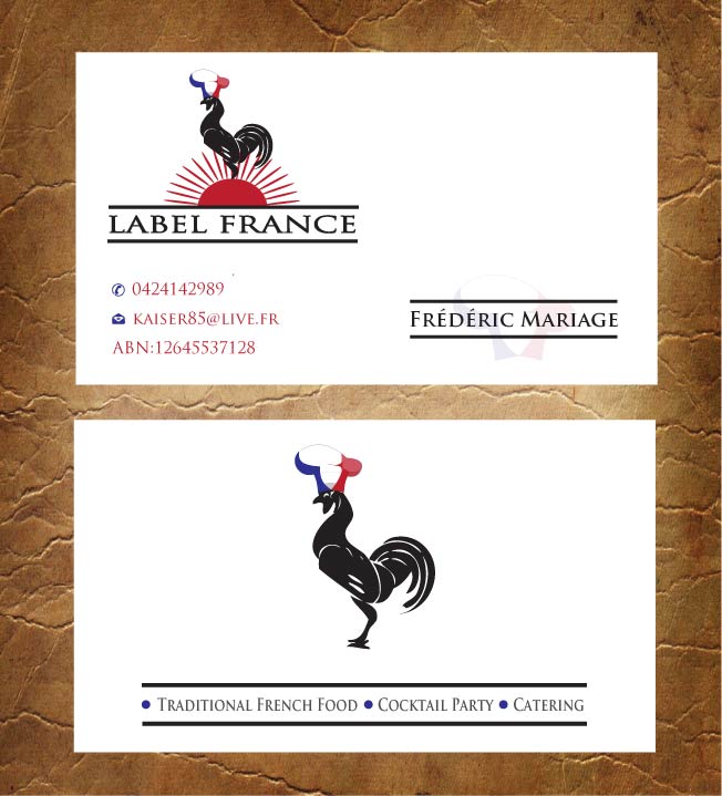 Business Card Design by Sandy1155 for label france | Design #3475009