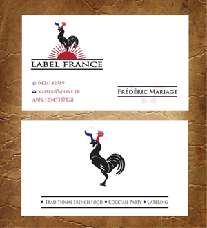 Design de Carte de Visite par Sandy1155 pour label france | Design : #3475009