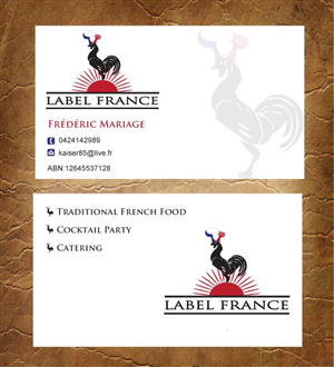 Design de Carte de Visite par Sandy1155 pour label france | Design : #3475015