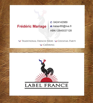 Design de Carte de Visite par Sandy1155 pour label france | Design : #3475034
