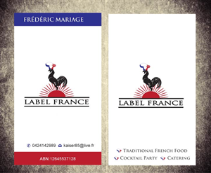 Design de Carte de Visite par Sandy1155 pour label france | Design : #3500887