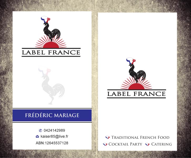 Business Card Design by Sandy1155 for label france | Design #3500892