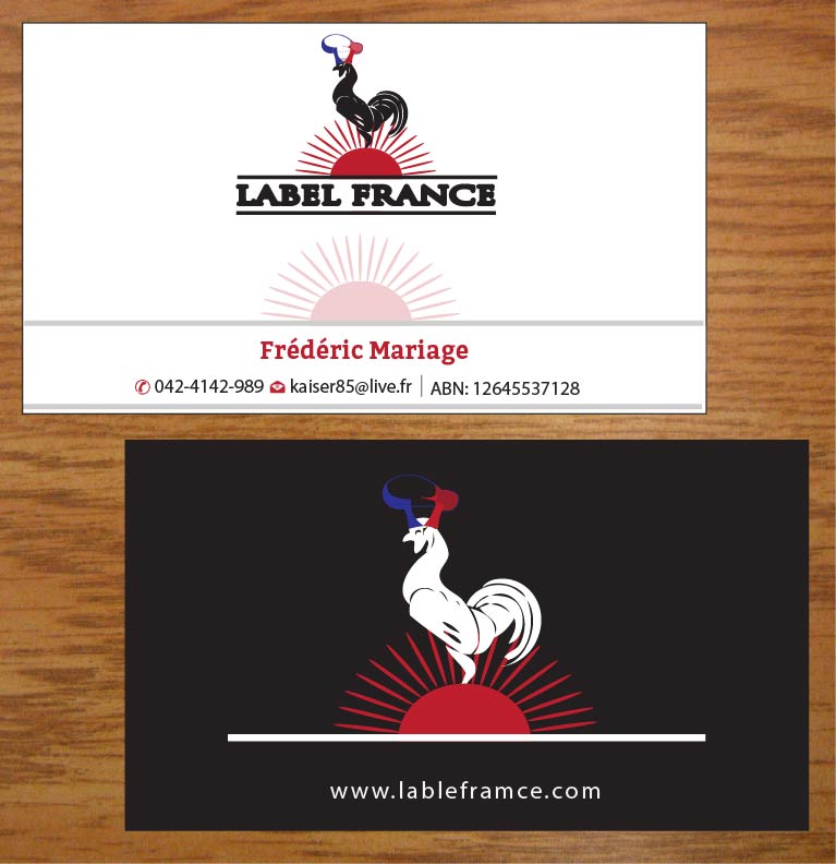 Business Card Design by Joy16589 for label france | Design #3444993