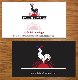 Design de Carte de Visite par Joy16589 pour label france | Design : #3444993