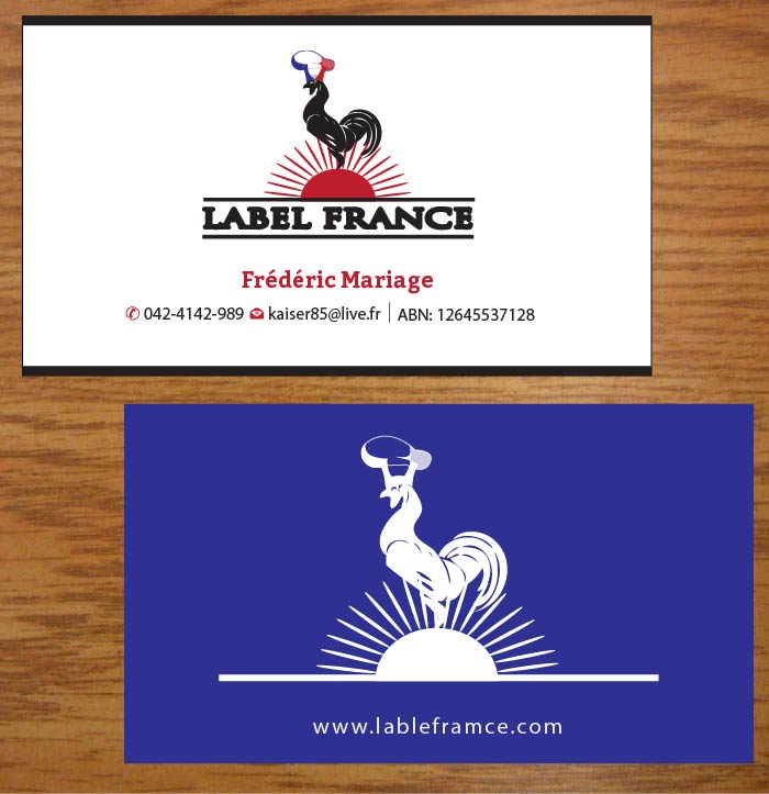 Diseño de Tarjeta de Presentación por Joy16589 para label france | Diseño #3445016