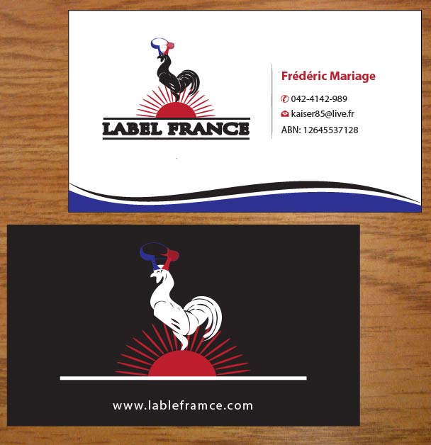 Design de Carte de Visite par Joy16589 pour label france | Design #3445020