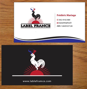 Design de Carte de Visite par Joy16589 pour label france | Design : #3445020