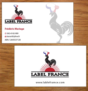 Design de Carte de Visite par Joy16589 pour label france | Design : #3445031