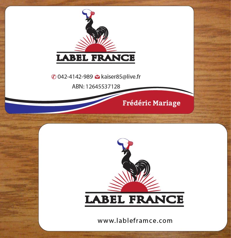 Design de Carte de Visite par Joy16589 pour label france | Design #3445049