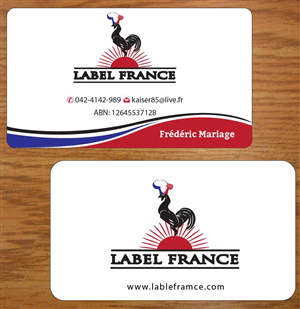 Design de Carte de Visite par Joy16589 pour label france | Design : #3445049