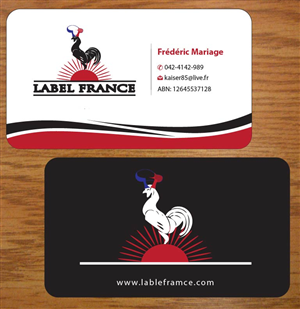 Design de Carte de Visite par Joy16589 pour label france | Design : #3445066