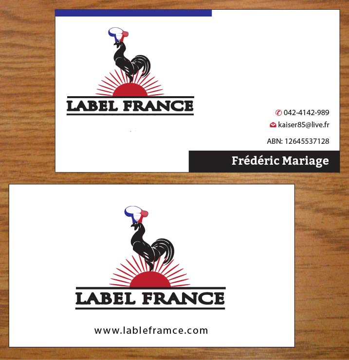 Diseño de Tarjeta de Presentación por Joy16589 para label france | Diseño #3445072