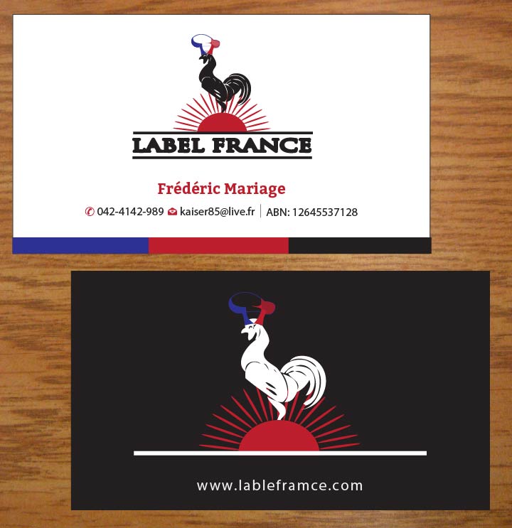 Design de Carte de Visite par Joy16589 pour label france | Design #3445087