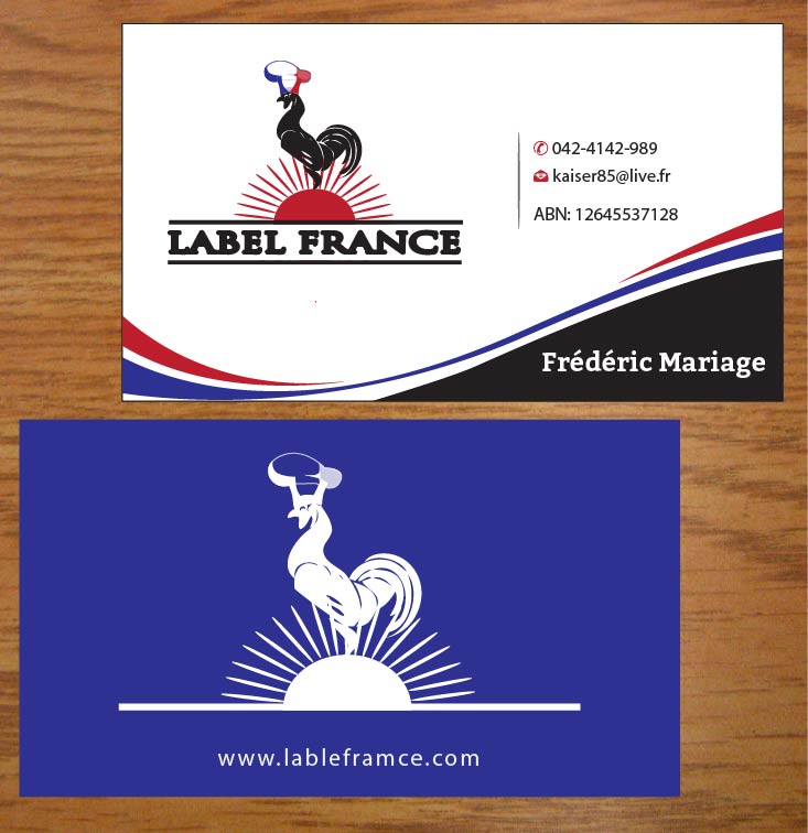 Design de Carte de Visite par Joy16589 pour label france | Design #3445094