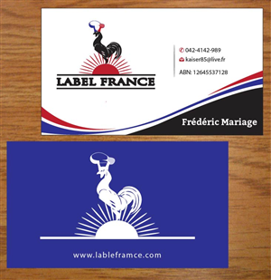 Design de Carte de Visite par Joy16589 pour label france | Design : #3445094