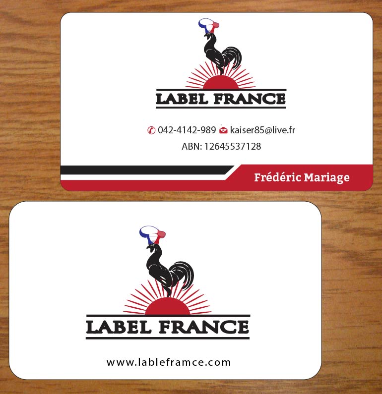Design de Carte de Visite par Joy16589 pour label france | Design #3445100