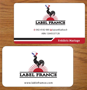 Design de Carte de Visite par Joy16589 pour label france | Design : #3445100