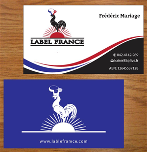Design de Carte de Visite par Joy16589 pour label france | Design : #3445107