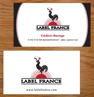 Design de Carte de Visite par Joy16589 pour label france | Design : #3445110