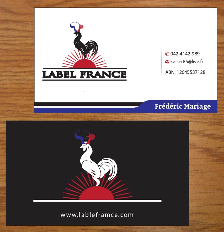 Diseño de Tarjeta de Presentación por Joy16589 para label france | Diseño #3445123