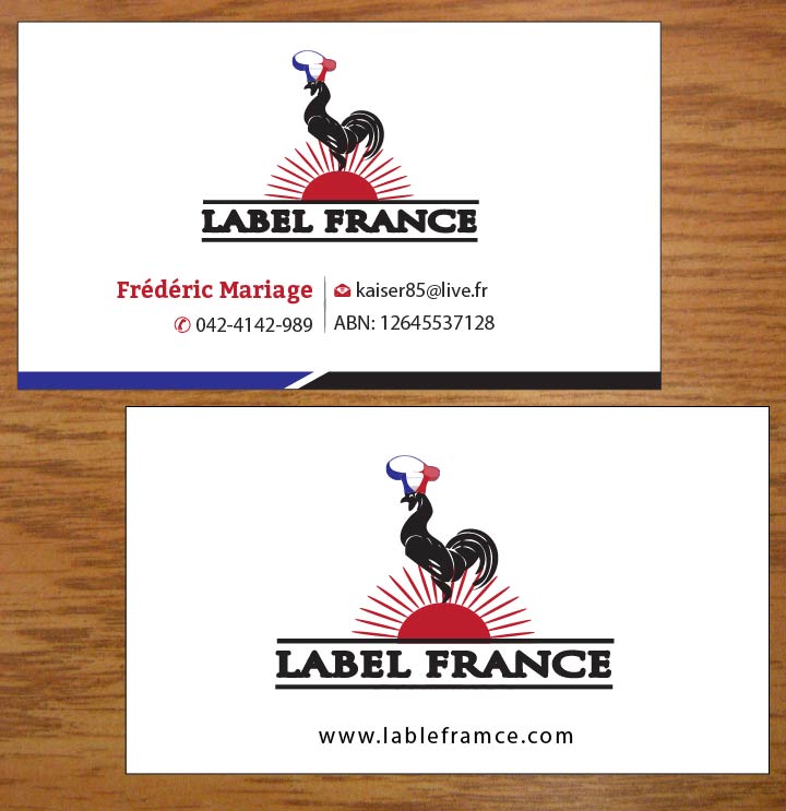 Diseño de Tarjeta de Presentación por Joy16589 para label france | Diseño #3445128