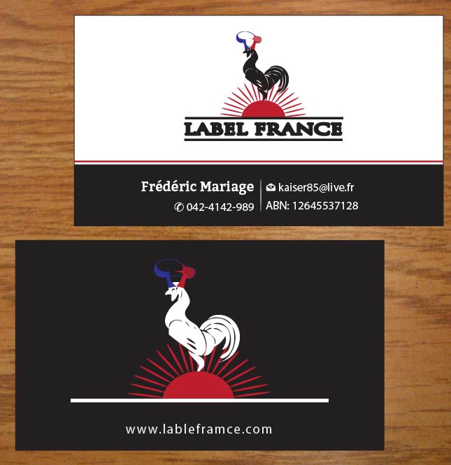 Design de Carte de Visite par Joy16589 pour label france | Design #3445134
