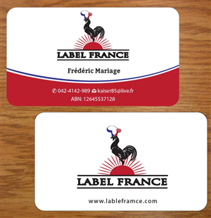 Design de Carte de Visite par Joy16589 pour label france | Design : #3445148