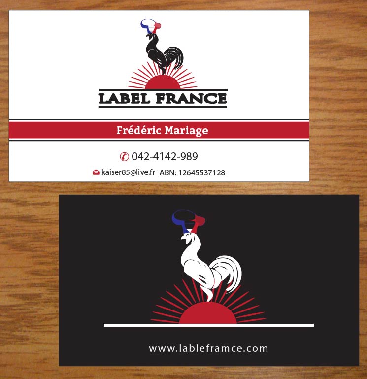 Diseño de Tarjeta de Presentación por Joy16589 para label france | Diseño #3445180