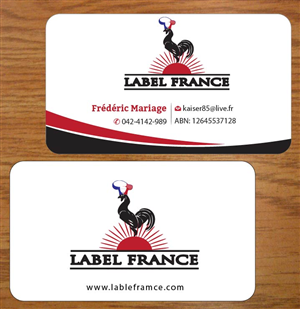 Design de Carte de Visite par Joy16589 pour label france | Design : #3445183