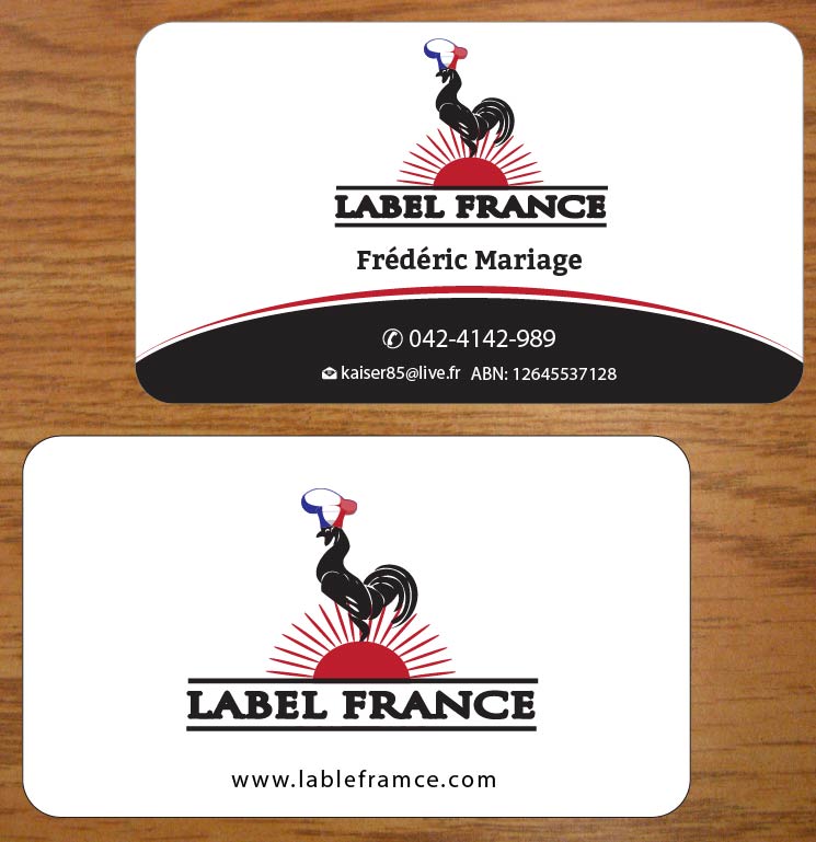 Diseño de Tarjeta de Presentación por Joy16589 para label france | Diseño #3445200