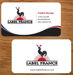 Design de Carte de Visite par Joy16589 pour label france | Design : #3445217