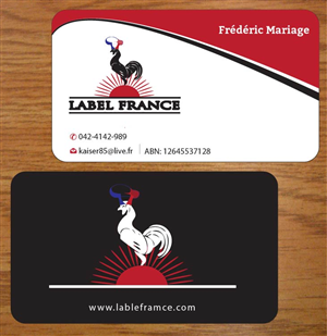 Design de Carte de Visite par Joy16589 pour label france | Design : #3445239