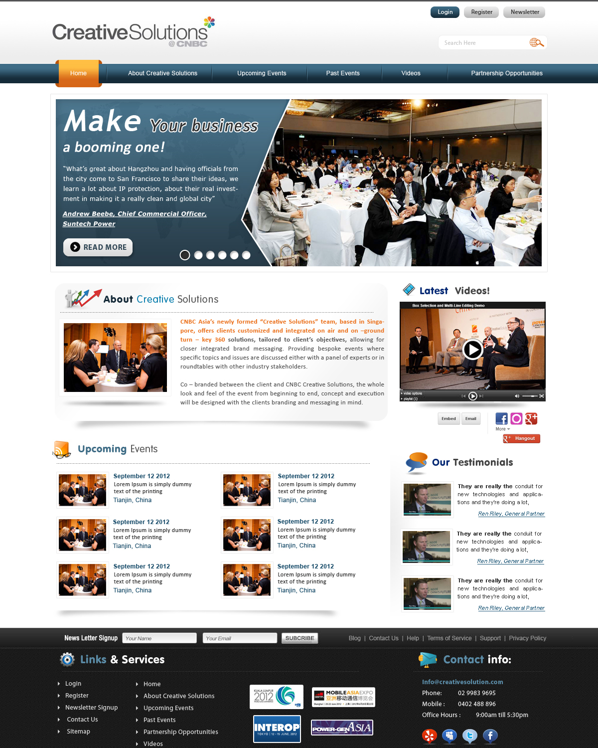 Web Design par webxvision pour clickTRUE Pte Ltd | Design #868970